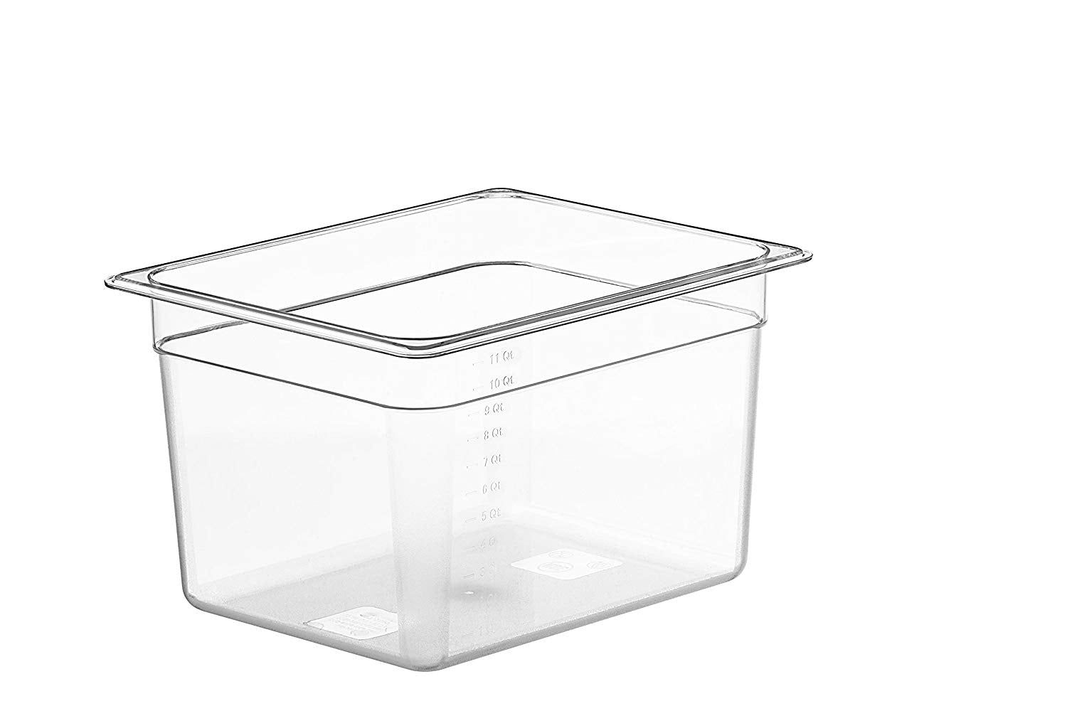 LIPAVI Sous Vide Container - Model C10 - 12 Quarts - 12.7 x 10.3 Inch - Strong & Clear See-thought Polycarbonate - Matching L10 Rack and Tailored Lids for virtually every circulator sold separately