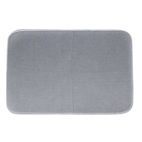 LHFLIVE Microfiber Dish Drying Mat For Kitchen 18 x 24 Inch Extra Large Gray