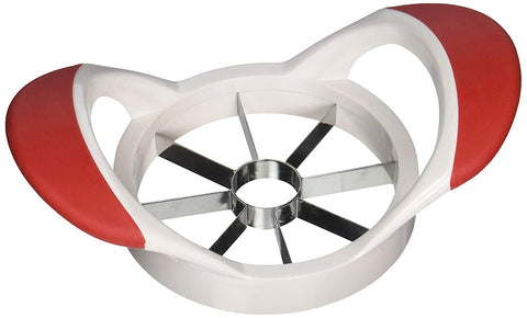 My Apple Slicer | The Ultimate Apple Slicer Corer Wedger Divider To Create 8 Uniform Slices in Single Push | Food Grade Stainless Steel and ABS Material with Anti-Slip Rubber Handles | Dishwasher Safe