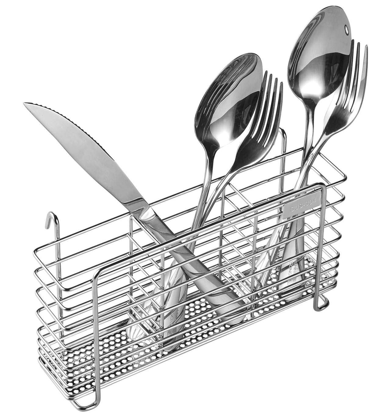 TESOT Adjustable Dish Drying Rack Stainless Steel Over Sink Dish Rack In Sink or On Counter - Rustproof