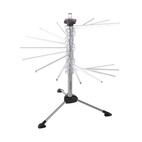 Marcato TP-NEU Atlas Pasta Drying Rack, Tacapasta, Made in Italy, Steel and Polycarbonate, Collapsible, Clear
