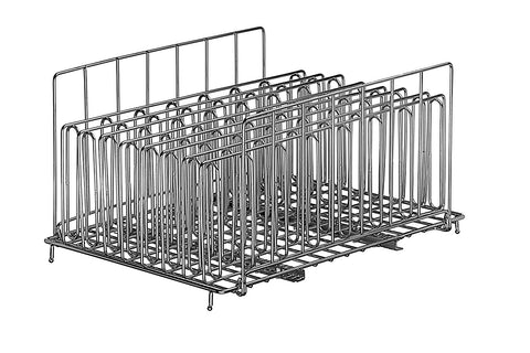 LIPAVI Sous Vide Rack - Model L20 - Marine Quality 316L Stainless Steel - Square 13.2 x 9.8 Inch - Adjustable, Collapsible, Ensures even and Quick warming - Fits LIPAVI C20 Container