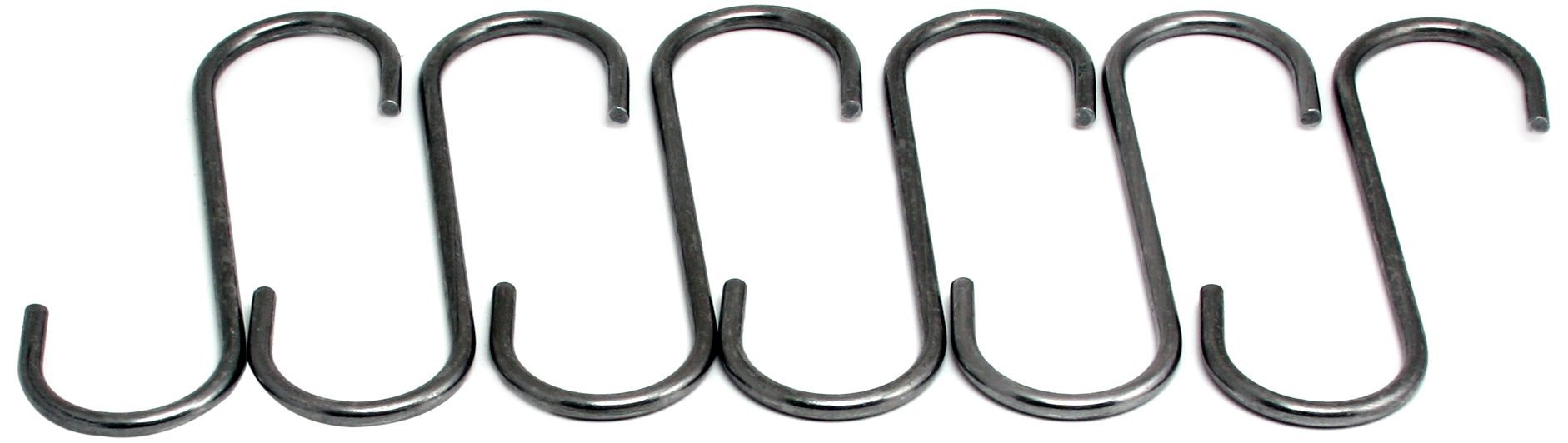 Enclume "S" Hook, Set Of 6, Use With Pot Racks, Hammered Steel