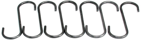 Enclume "S" Hook, Set Of 6, Use With Pot Racks, Hammered Steel