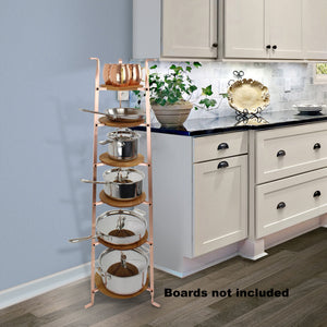 6-Tier Gourmet Cookware Stand - Enclume Design Products