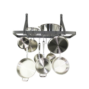 Rack It Up Rectangle Ceiling Rack w/12 Hooks - Enclume Design Products