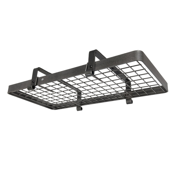 37" Low Ceiling Rectangle Pot Rack w/ 18 Hooks - Enclume Design Products