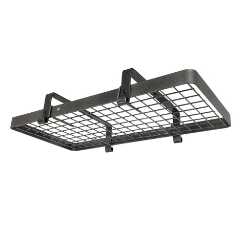 37" Low Ceiling Rectangle Pot Rack w/ 18 Hooks - Enclume Design Products