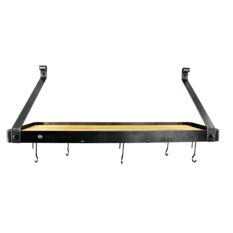 Gourmet Deep Bookshelf Wall Rack w Shelf