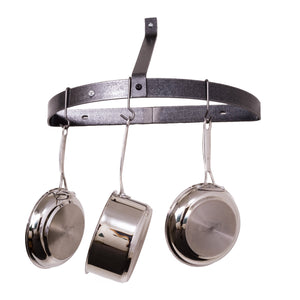 Half Circle Wall Rack Hammered Steel - Enclume Design Products