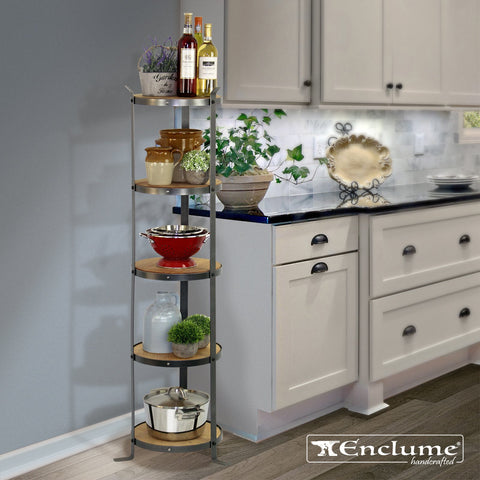 5-Tier Round Designer Stand (Unassembled) - Enclume Design Products