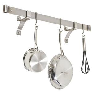 Professional Series Rolled End Bar (Use w Wall Bracket or Captain Hooks) - Enclume Design Products