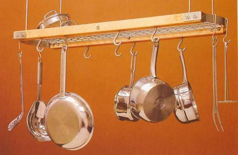 J.K. Adams Oval Wood Ceiling Pot Rack